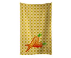 Caroline s Treasures bb7189ktwl Karotten auf Basketweave verziert Geschirrtuch, 25hx15 W, multicolor