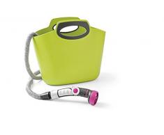 GF Garden, Aquapop 30, ausziehbarer Gartenschlauch im gebrauchsfertigen Set,30M, mit praktischer Aufbewahrungstasche aus Kunststoff, zum Bewässern von Gärten und Balkonen, Farbe Limettengrün