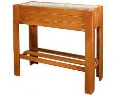 WAGNER Hochbeet GreenBOX Light (Massivholz Kastanie; 70 x 83 x 34,5 cm; Regalboden; inkl. Pflanztasche) 25028001