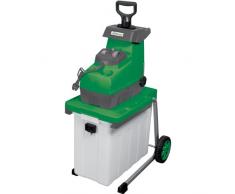 Ribiland prbvb2800 Elektro Häcksler, 2800 W, grün/grau