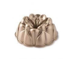 Nordic Ware 93848 Magnolia Gugelpfanne, Aluminiumguss, 10 Tassen, Toffee