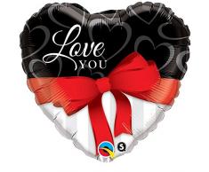 Qualatex Folienballon 21631 Love You-, 45,7 cm farbenreiche