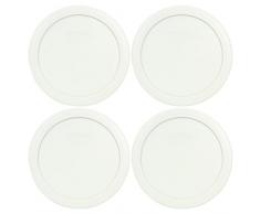 Pyrex Abdeckung für 4 Tassen, rund, für Glasschalen 4 Cup weiß