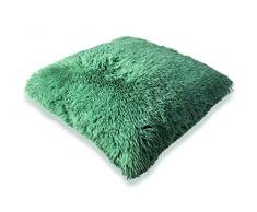 Galileo Casa 5901331 Glam Kissen c/Pelo 55 x 55 Grün Salvia