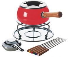 Brunch Time Fondue 11 tlg. Set Chalet rot