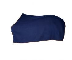 PFIFF Pferde Fleecedecke, blau, 135 cm, 002037-20-135