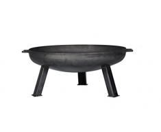 Buschbeck Feuerstelle, Feuerschale, schwarz, 60 x 60 x 30 cm, 90187.001