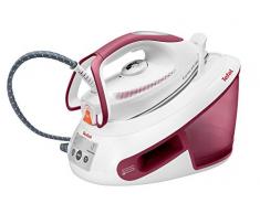 Tefal SV8012 Express Anti-Calc Dampfbügelstation (2800 Watt, Dauerdampfmenge: 120 g/Min., Dampfstoß: 400 g/Min., Kapazität Wassertank: 1,8 Liter, Anti-Kalk-Kollektor) weiß/altrosa