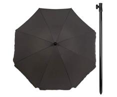 Aktive Sonnenschirm für Garten UV-Schutz 240 cm Durchmesser Farbe grau (Colorbaby 85304)