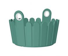 Emsa Blumenschale für Balkon, Landhaus-Stil, 30 x 29 x 19 cm, Türkisgrün, Landhaus, 517524