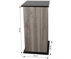 sera 32398 Unterschrank 80 cm mit Tür Gray Oak für Scaper Cube Aquarium