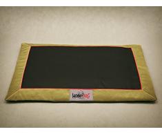 Hobbydog Hundematte Hundebett Hundesofa Hundekorb Tierbett Verschiedene Größen und Farben (XL - 110cm x 90cm x 3cm, 5 - flok mit schwarz)