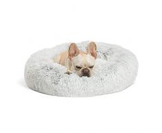 Sheri Calming Shag Kuscheldecke aus veganem Fell, Verschiedene Größen, Donut Small 23, Frost