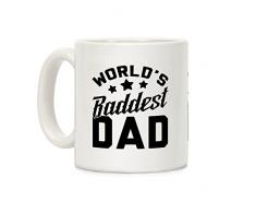 lookhuman World s raddest Dad weiß 11 Unze Keramik Kaffee Tasse
