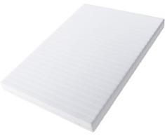 Hilding Sweden Essentials Schaumstoffmatratze in WeiÃ/Mittelfeste Matratze mit orthopädischem 7-Zonen-Schnitt für alle Schlaftypen (H2-H3)/200 x 140 x 16 cm