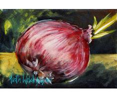 Caroline s Treasures mw1092plmt vegetables-onion one-yun Stoff Tisch-Sets, multicolor