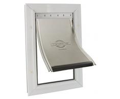 PetSafe Staywell Haustierklappe XL, Aluminium Rahmen, 2 Verschlussoptionen, robust, 69,20 x 41,70cm, sehr große Hunde max. 100kg