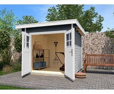 weka Gartenhaus 179 Gr. 3, grau, 28 mm, DT