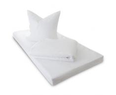 TAURO 24192 Set Kinder Oberbett-und Kissenbezug 100 x 135 mit 40 x 60 cm Encasing Milbenkotdicht, kompakte Fasterstruktur aus Mikrofilamenten - Frei von Schadstoffen
