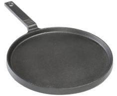 Charcoal Companion Gusseisen Comal Pfanne, 40.49 x 24.69 x 3.1 cm, schwarz, CC1997