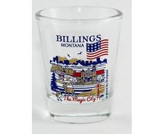Billings Montana Great American Cities Collection Shot Glas