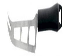 Utensili Cucina Edelstahl/PP schwarz Käsemesser gelocht