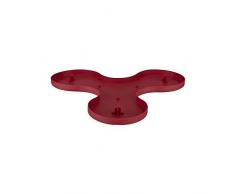 Elho Corsica Vertikaler Garten Untersetzer S - Cranberry Rot - Draußen - Ø 28.3 x H 1.5 cm