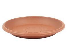 greemotion Blumentopfuntersetzer Terrakotta - Untersetzer Blumen mit 58 cm Durchmesser Höhe 8,1 cm - Pflanzkübel Untersetzer aus Kunststoff - Pflanzenuntersetzer rund - Pflanzen-Untertopf
