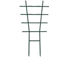 Windhager Blumenstütze Rankhilfe Gitterspalier Rankgitter Kunststoff, gerade, Grün, 25,5 x 15 cm, 05710