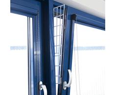 Trixie 44183 Schutzgitter für Fenster, Seitenteil, 62 × 16/7 cm, weiß