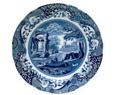 Spode Speiseteller aus Steingut, 25,4 cm, Blau