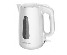 KUMA Wasserkocher, drehbarer Standfuß, transparenter Anzeige, Abschaltautomatik, 2200W, Weiß