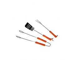 Cook & Grill 42711 zudem für Grill Stahl Orange 30 x 25 x 10 cm Set 3-teilig