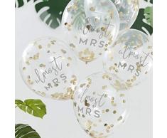 Ginger Ray Luftballons für Junggesellinnenabschied, goldfarben, 5 Stück