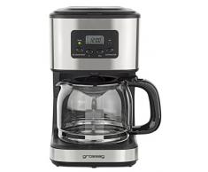 Grossag 1316 KA 46.17 Kaffeemaschine, Plastik, 1.5 liters, silber/schwarz