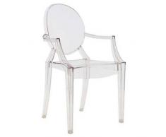 Kartell 4853B4 Louis Ghost Stuhl, glasklar