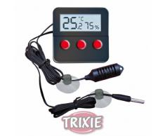 Trixie 76114 Digital Thermometer und Hygrometer, für Terrarium, fernfühlend