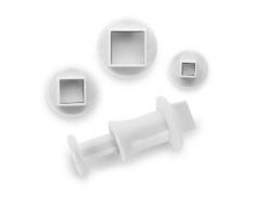 Ibili 788405 3er Set Ausstechformen mit Auswerfer