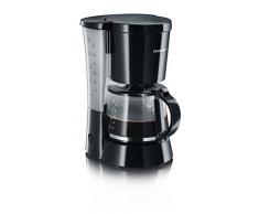 SEVERIN Kaffeemaschine, Für gemahlenen Filterkaffee, 10 Tassen, Inkl. Glaskanne, KA 4479, Schwarz