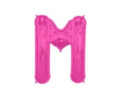 NorthStar Folienballon Buchstabe M-Magenta, 16 Zoll, Pink, 000517