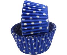 Regency Wraps Backförmchen, Fettdicht, Kobaltblau mit Punkten, 40 Stück