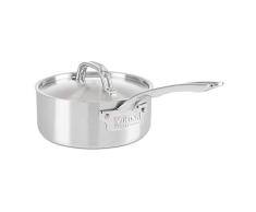 Viking Culinary Professional Kochtopf mit Deckel, 5-lagig, Edelstahl 2 Quart silber