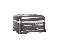 KitchenAid 5KMT4205EMS 5KMT 4205 EMS Artisan 4-Scheiben-Toaster Silver, Medallion Silber