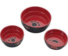 Spot Ethical Pet Products dso6893 Fresco Steingut Hund Gericht, 12,7 cm, rot