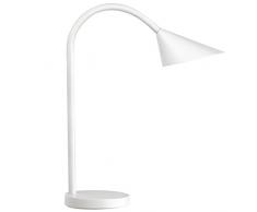 UNILUX 400077404 Sol in weiß - moderne LED-Schreibtischlampe, flexible Schreibtisch-Leuchte Lampe für Kinder Tischlampe Leselampe blendfrei