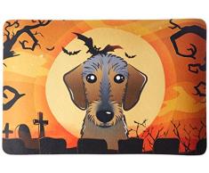 Caroline s Treasures bb1791cmt Halloween drahthaariger Dackel Küche oder Badteppich, 20 durch 76,2 cm Multicolor