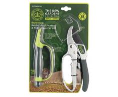 Spear & Jackson CUTTINGSET1K Kew Gardens Razorsharp Ratschen Amboss Schere und Schleifer Set