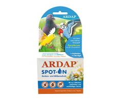 ARDAP Spot On - Zecken & Milbenschutz für Ziervögel & Brieftauben - Natürlicher Wirkstoff - Bis zu 12 Wochen nachhaltiger Langzeitschutz