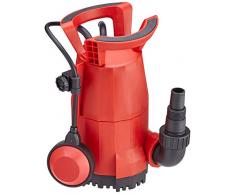 Matrix 340300140 Tauchpumpe Klarwasser, 7.000 Liter pro Stunde, 400 Watt, Förderhöhe 7,5 Meter, Fremdkörper bis 5mm, Pool, Keller, Garten, klein, automatik