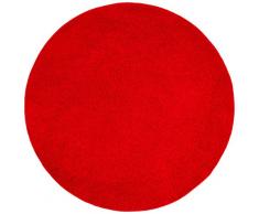 Shaggyteppich, Langflor, Hochflor, Runder-Teppich, Wohzimmer, Esszimmer, weicher Flor, uni-Farben, schadstofffrei, strapazierfähig, pflegeleicht, 100% Polypropylen, Ã100cm